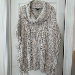 Lane Bryant Sweater Poncho Size 14 / 16 Ivory